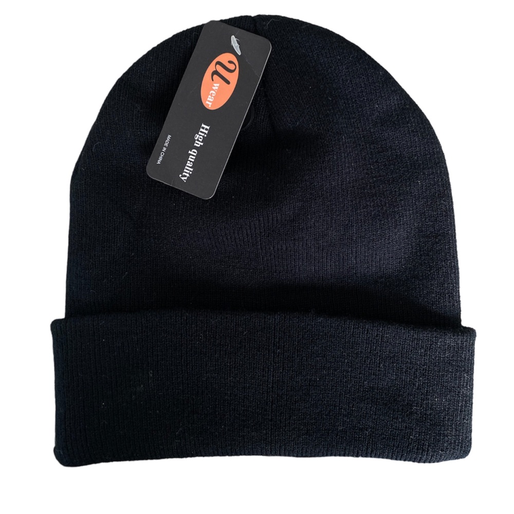 U WEAR | BLACK BEANIE